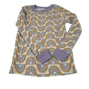 Wonder Nation Toddler Girl 4T Long Sleeve Two Piece Pajama Set 100% Cotton